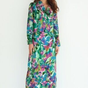 ❤️Vintage D’Allairds Floral Dress 14